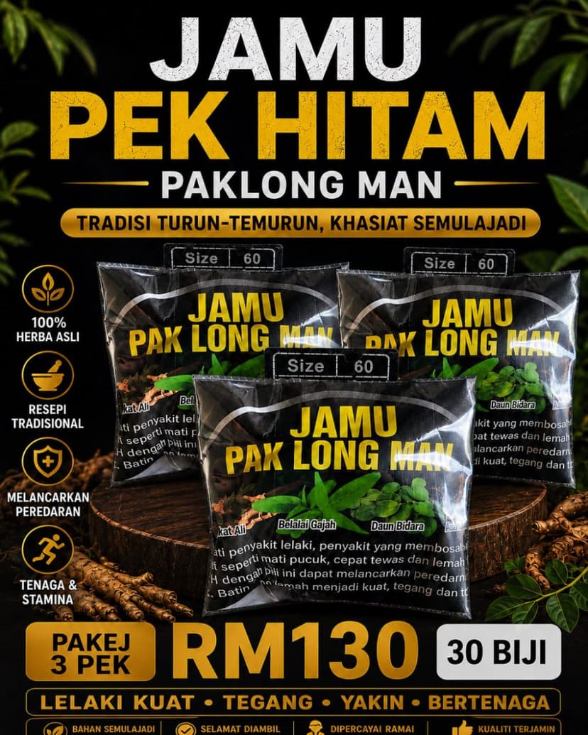 3 Pek Jamu Hitam